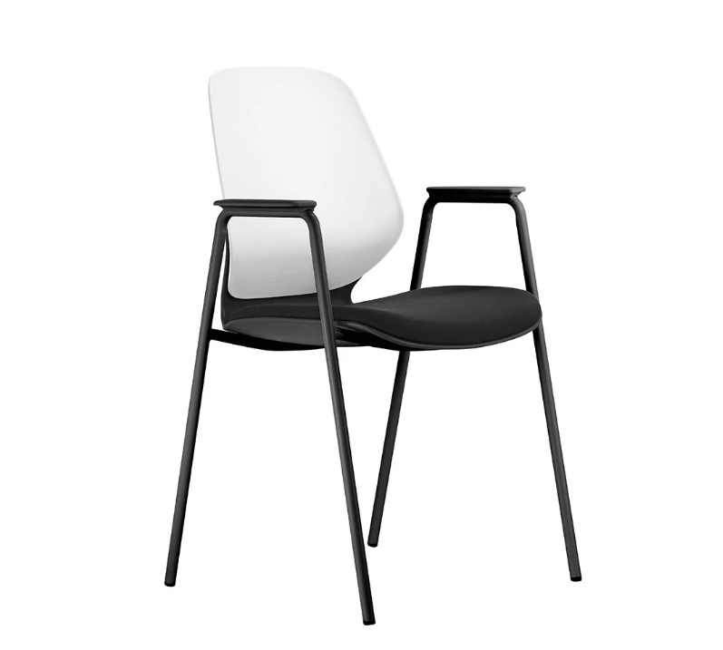 Sylex Kaleido 4-Leg Steel Chair w/Arms (Indent)