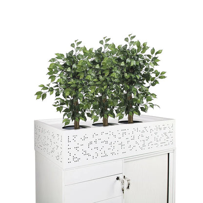 Sylex Order Metal Mobile Caddy and Tambour Planter Box