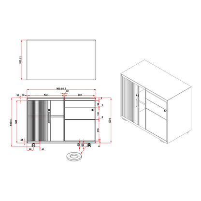 Sylex Order Metal Mobile Caddy (Indent)