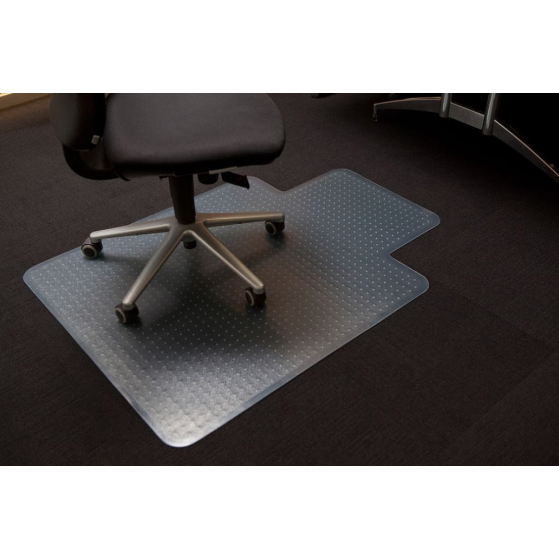 Underlay PVC Chair Mat Keyhole With Spikes 900x1200mm – Smart Office ...