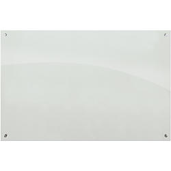 White Magnetic Glassboard 1200mm x 1800mm-Whiteboards and Visual Screens-Smart Office Furniture